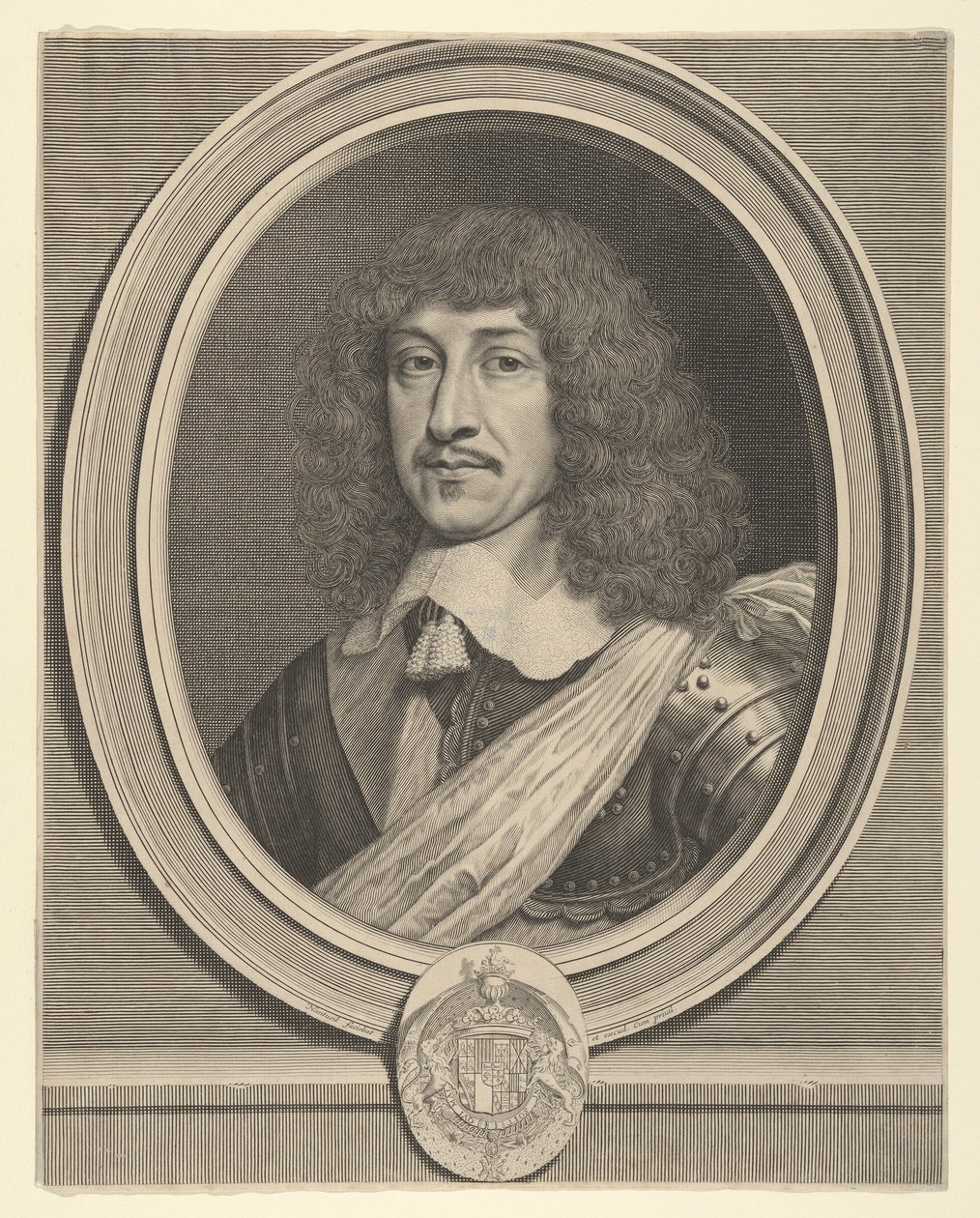 Bernard de Foix de La Valette, Epernon Dükü, yak. 1650. by Robert Nanteuil
