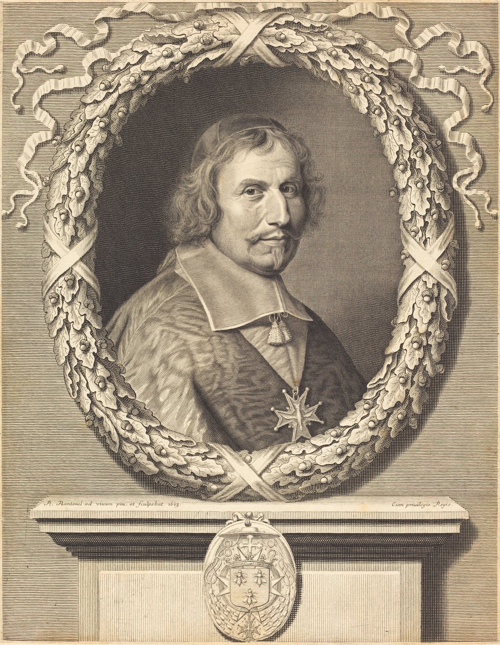 Kardinal Antonio Barberini by Robert Nanteuil