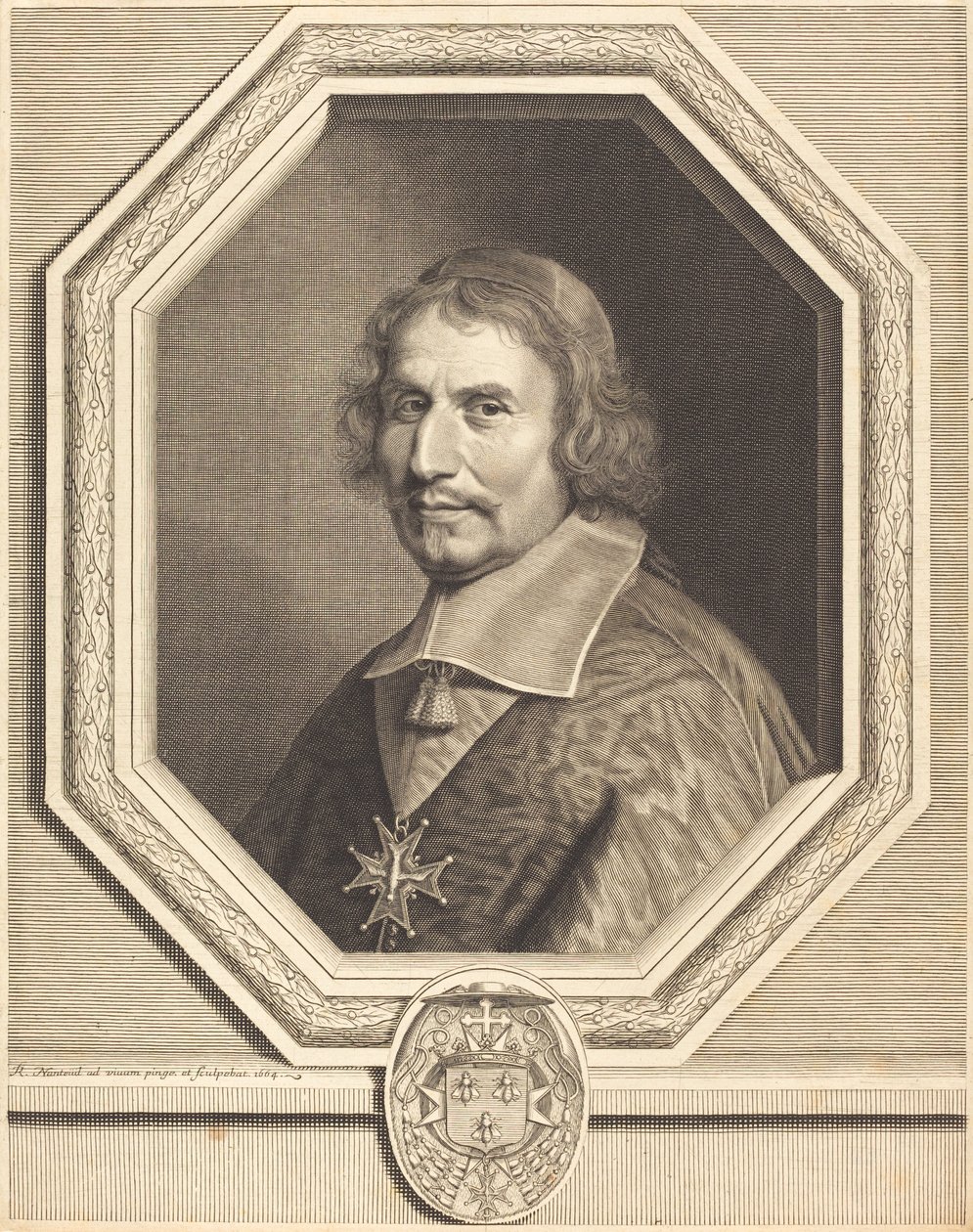 Kardinal Antonio Barberini by Robert Nanteuil