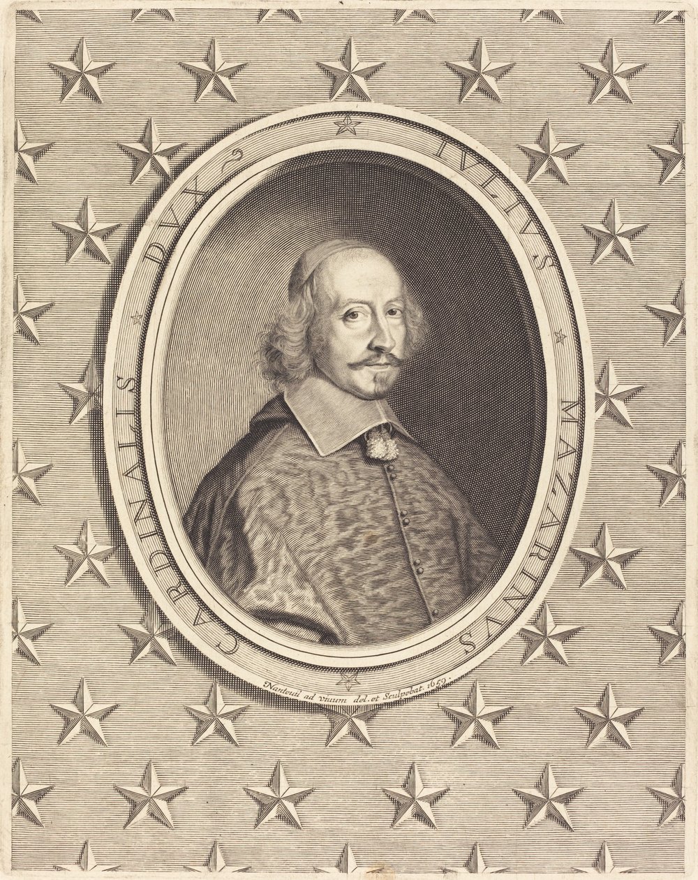 Kardinal Jules Mazarin by Robert Nanteuil