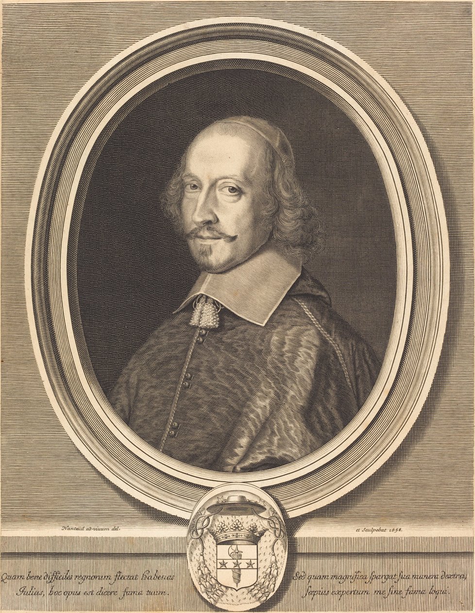 Kardinal Jules Mazarin by Robert Nanteuil