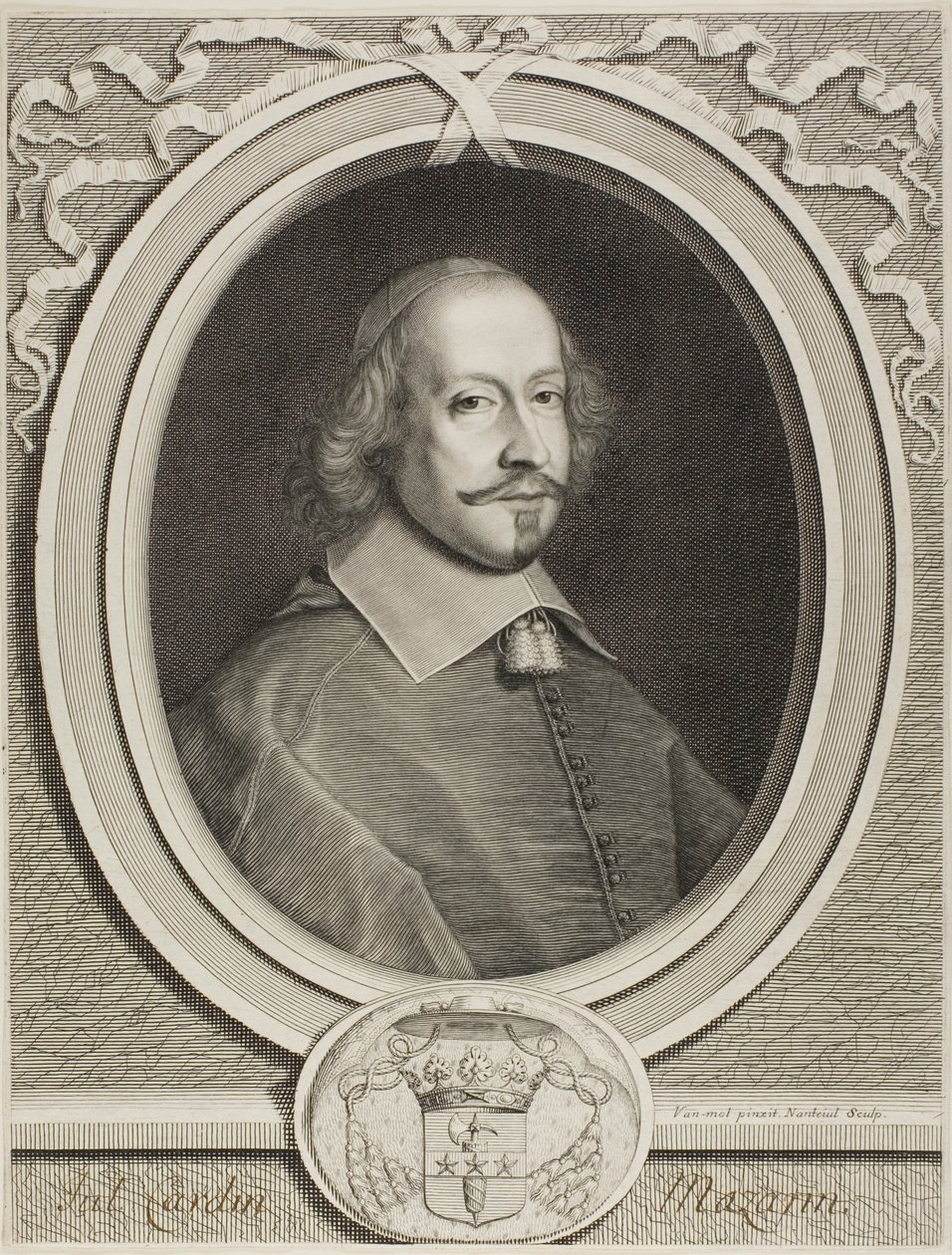 Kardinal Mazarin by Robert Nanteuil