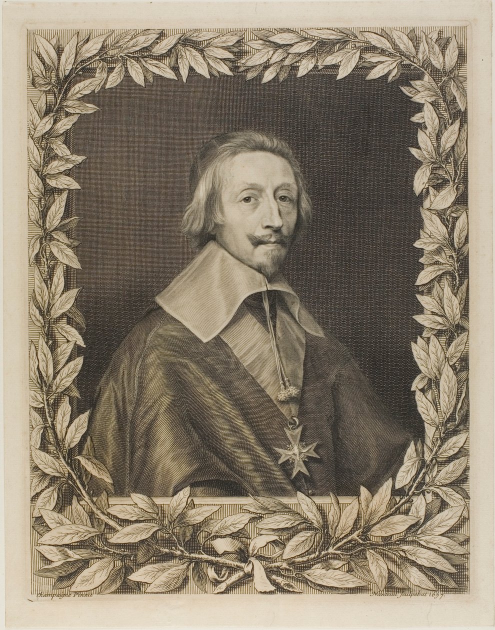 Kardinal Richelieu by Robert Nanteuil