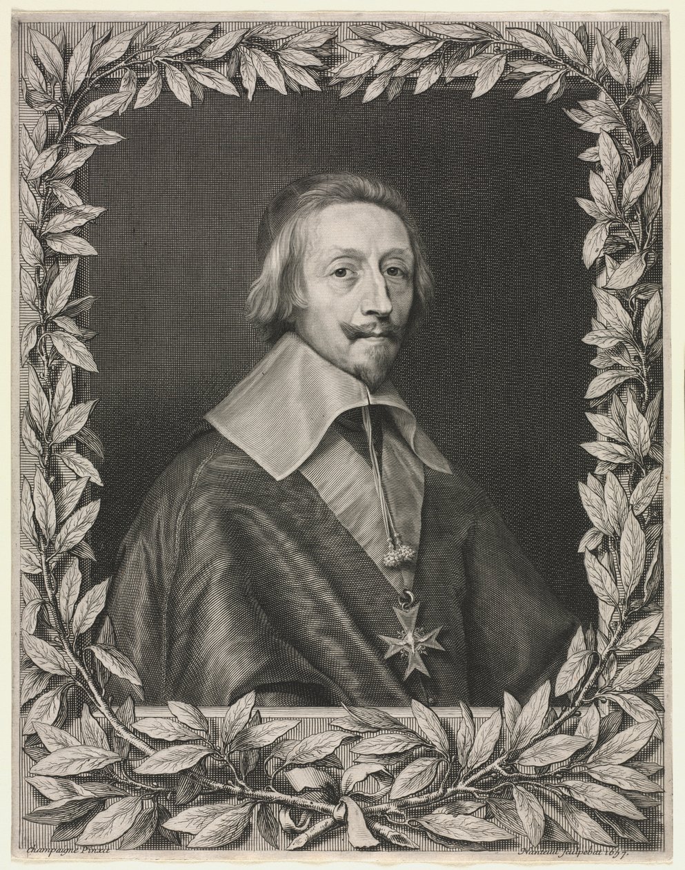 Kardinal Richelieu, 1657. by Robert Nanteuil