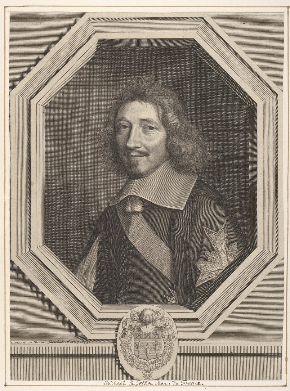 Şansölye Michel IV Le Tellier, 1658. by Robert Nanteuil