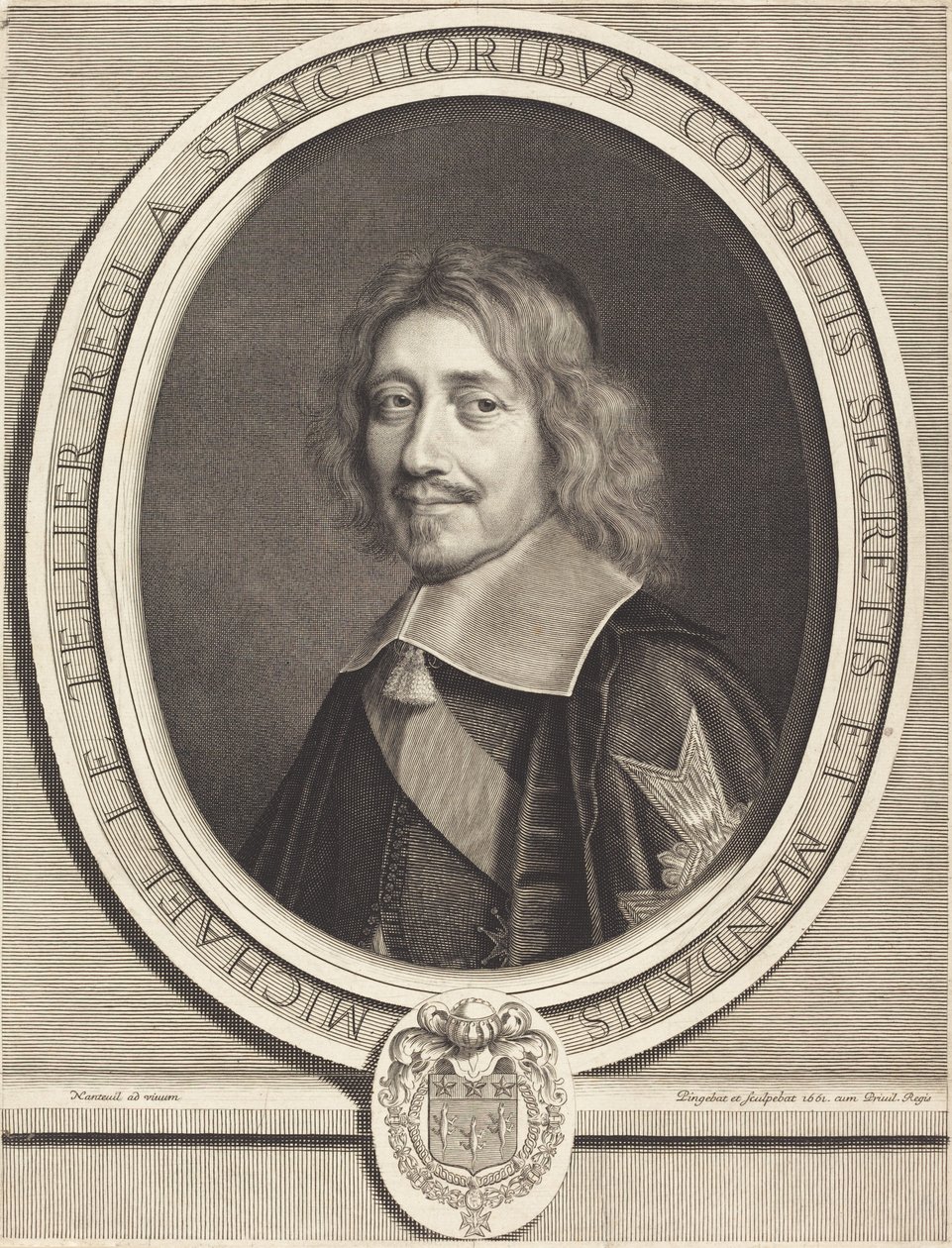 Şansölye Michel Le Tellier by Robert Nanteuil