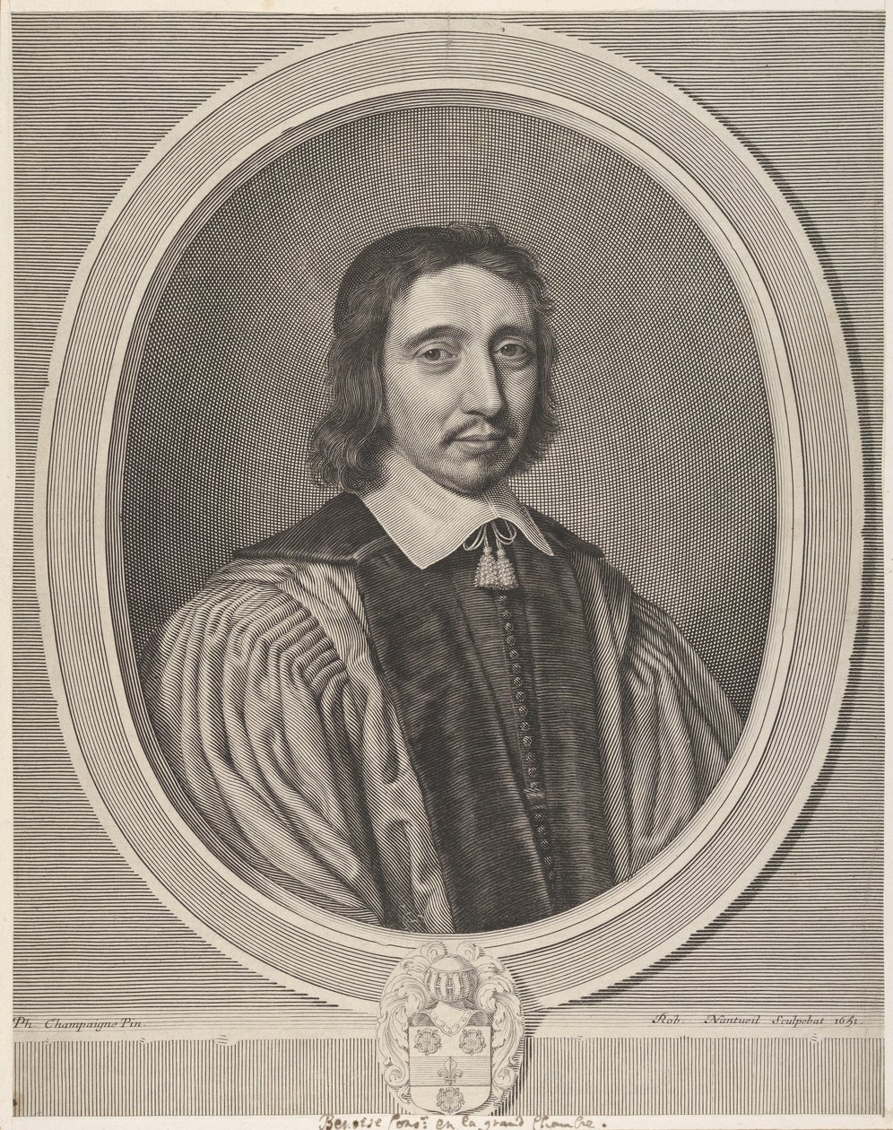 Charles Benoise, 1651. by Robert Nanteuil