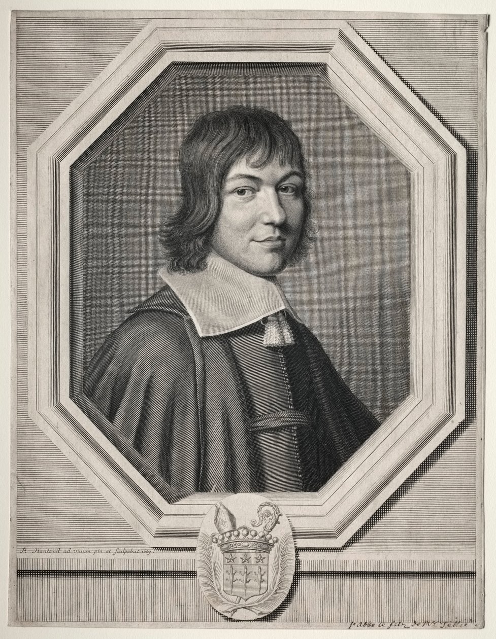 Charles Maurice le Tellier, 1663. by Robert Nanteuil