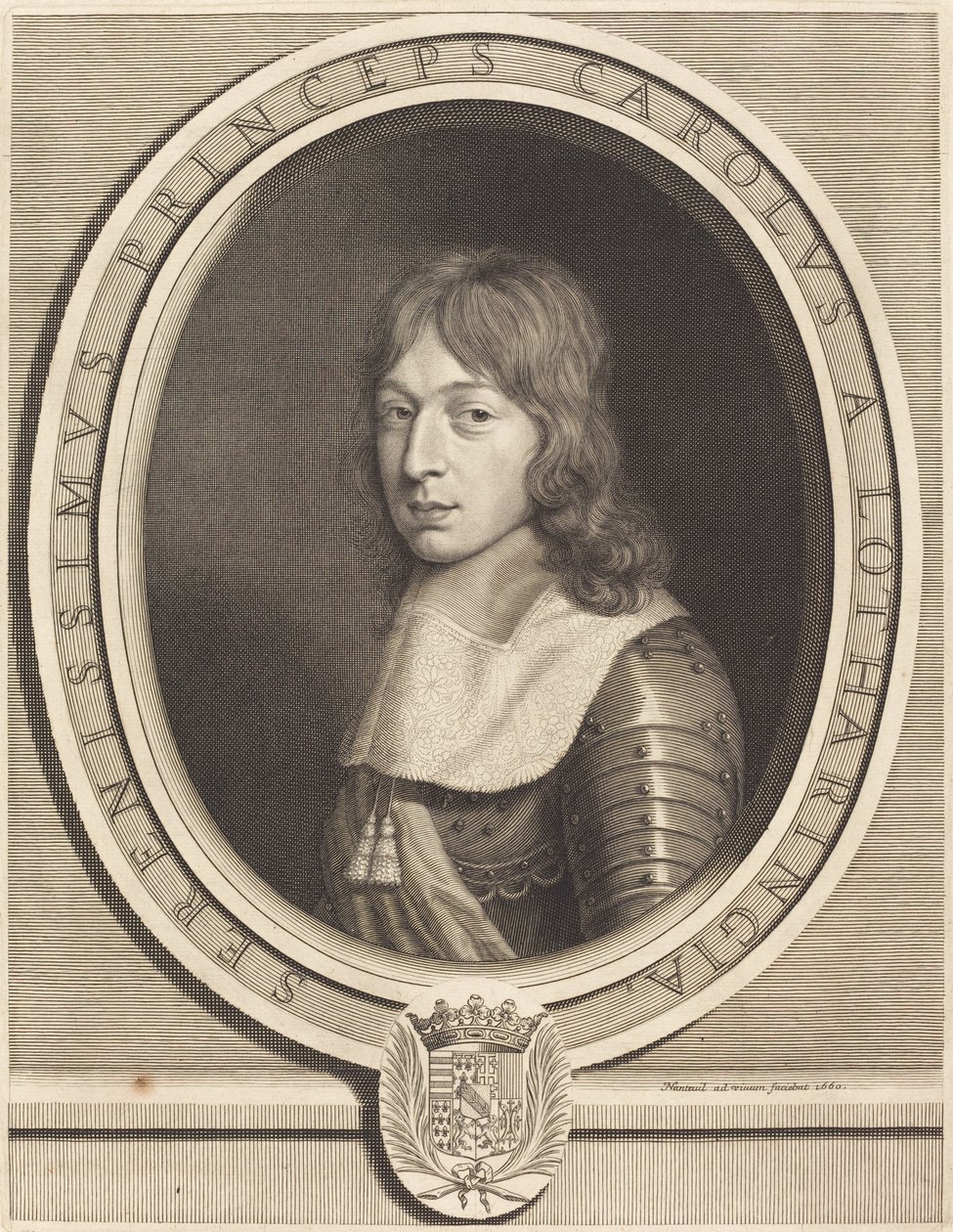 Charles V, Lorraine Dükü by Robert Nanteuil
