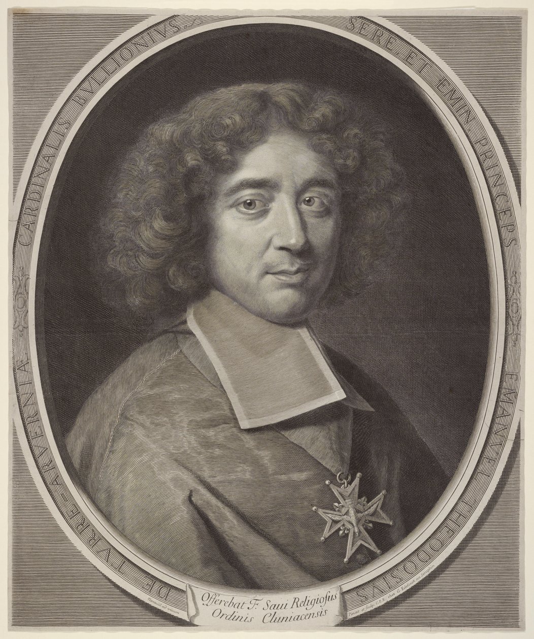 Emmanuel-Théodose de la Tour d by Robert Nanteuil