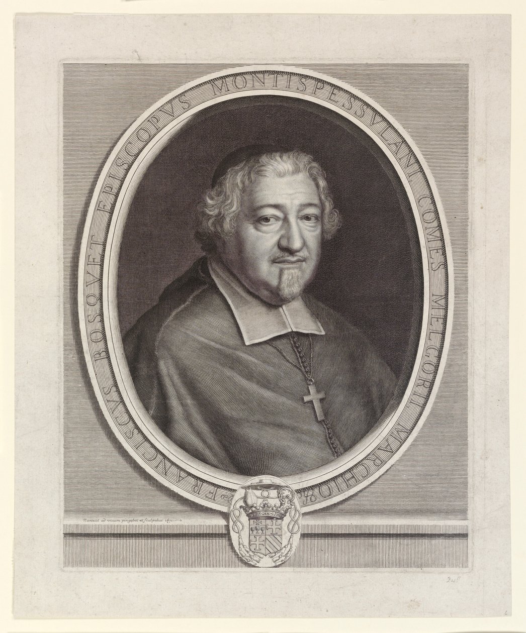 François Bosquet, Montpellier Piskoposu (Montpellier Piskoposu) by Robert Nanteuil