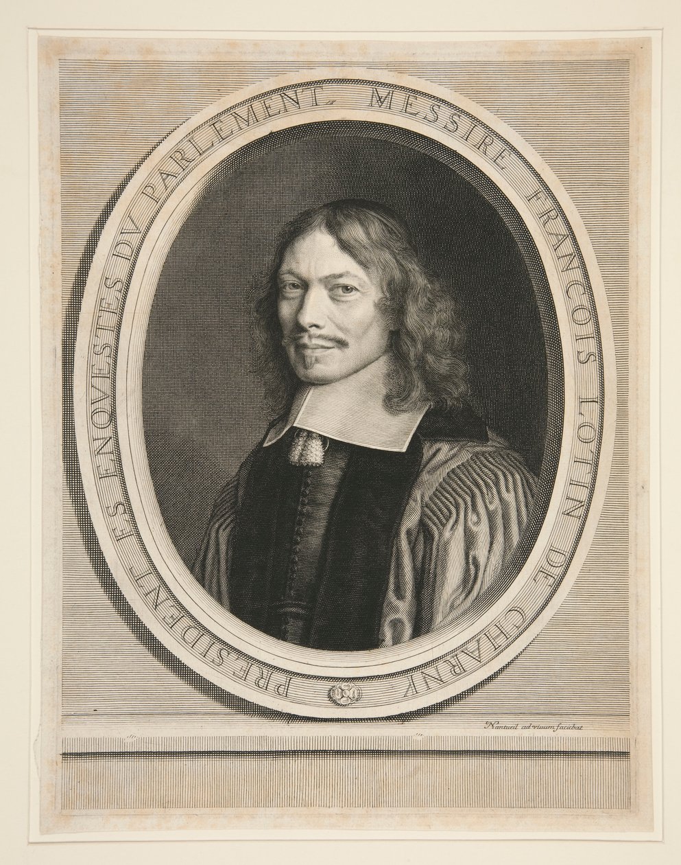 François Lotin de Charny (Paris Parlamentosu Başkanı) by Robert Nanteuil