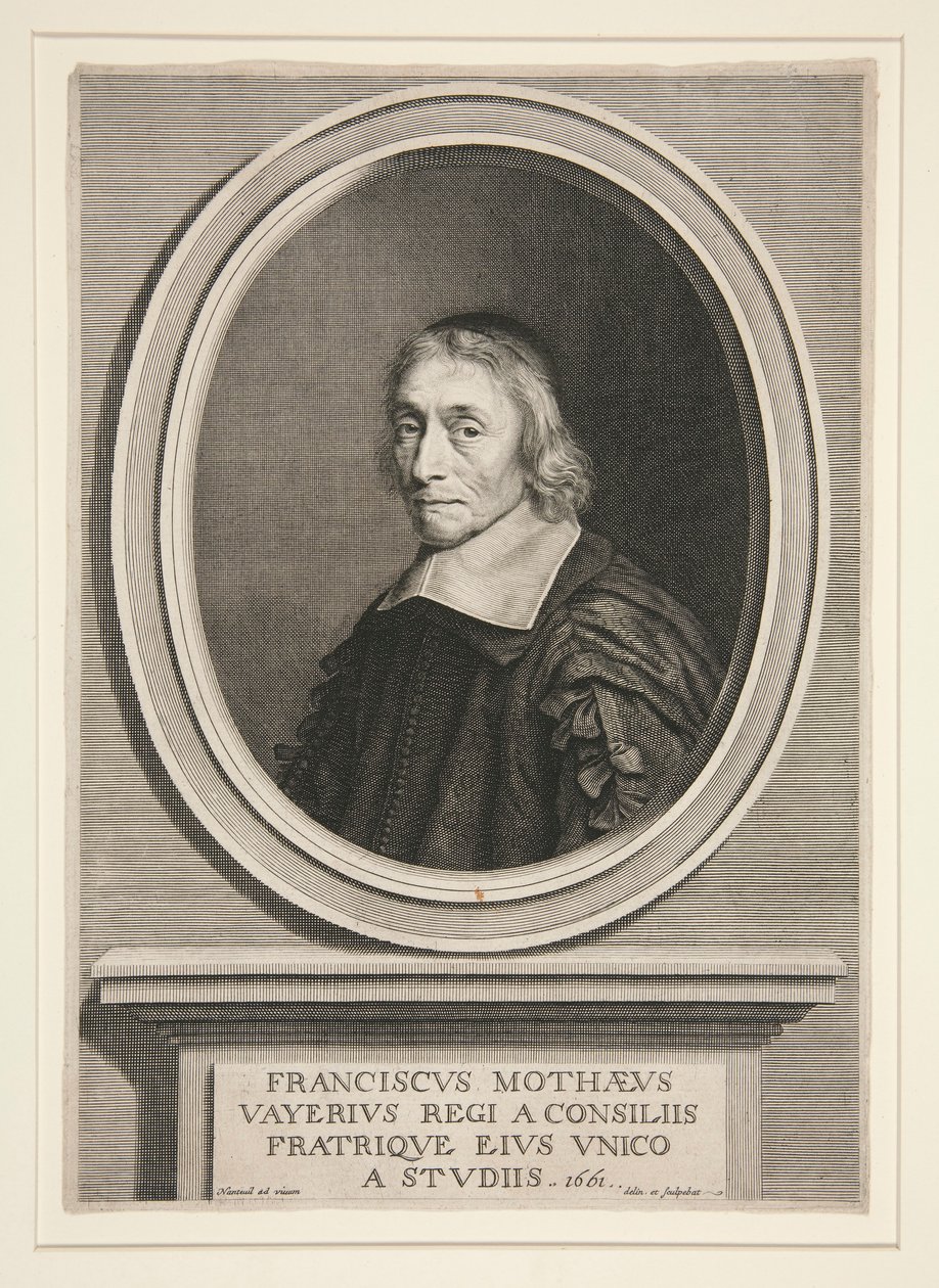 François de la Mothe-Le Vayer, Danışman by Robert Nanteuil