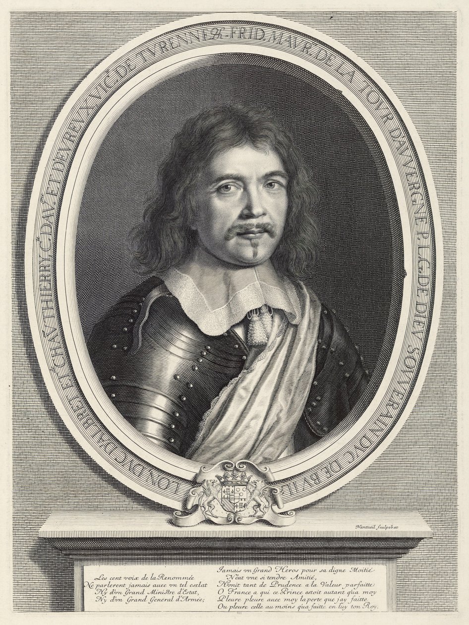 Fr?d?ric-Maurice de la Tour D by Robert Nanteuil