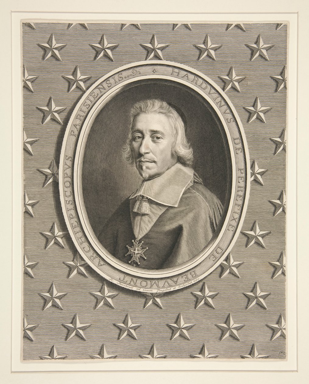 Hardouin de P?r?fixe de Beaumont, Paris Başpiskoposu (Paris Başpiskoposu) (1605-1671) by Robert Nanteuil