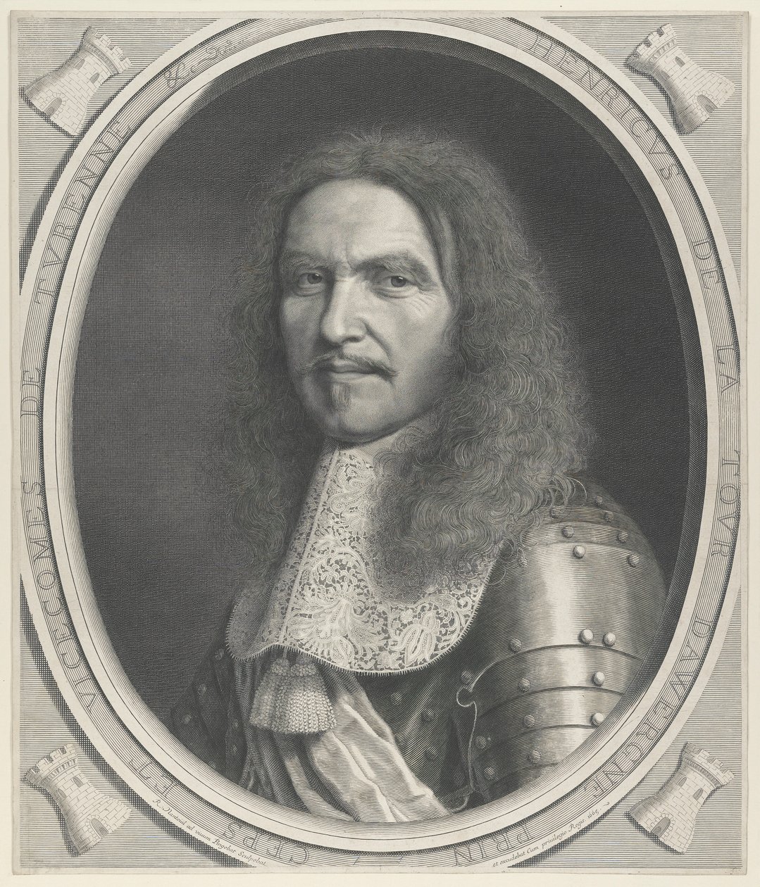Henri de la Tour d by Robert Nanteuil