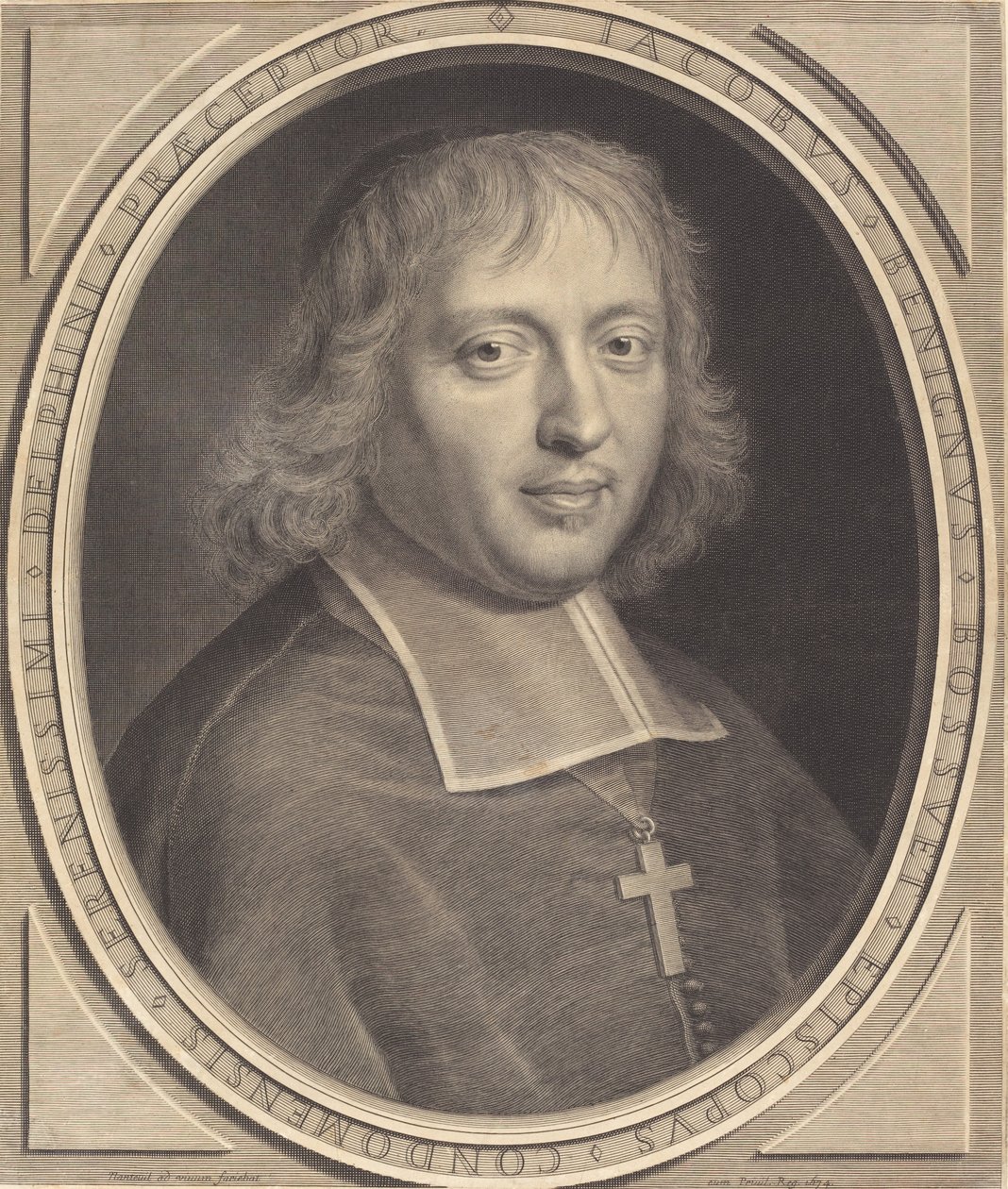 Jacques-Benigne Bossuet by Robert Nanteuil