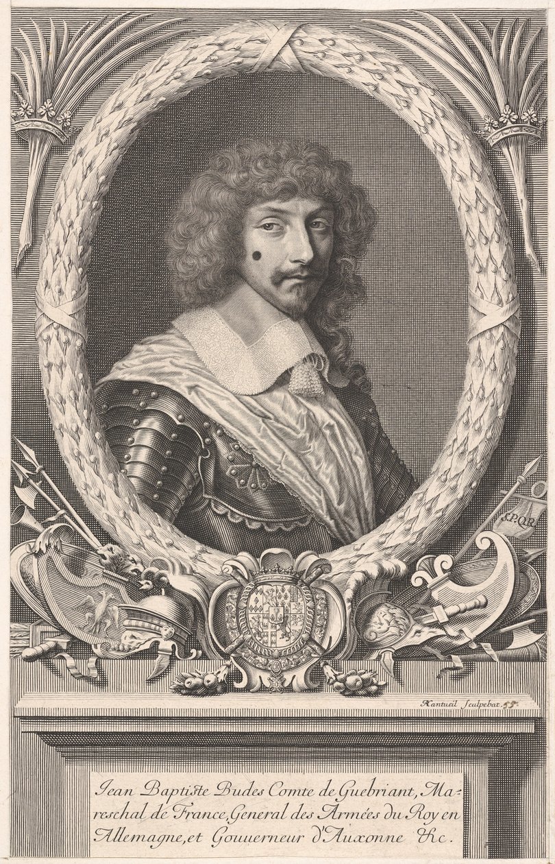 Jean-Baptiste Budes de Guébriant, 1655. by Robert Nanteuil