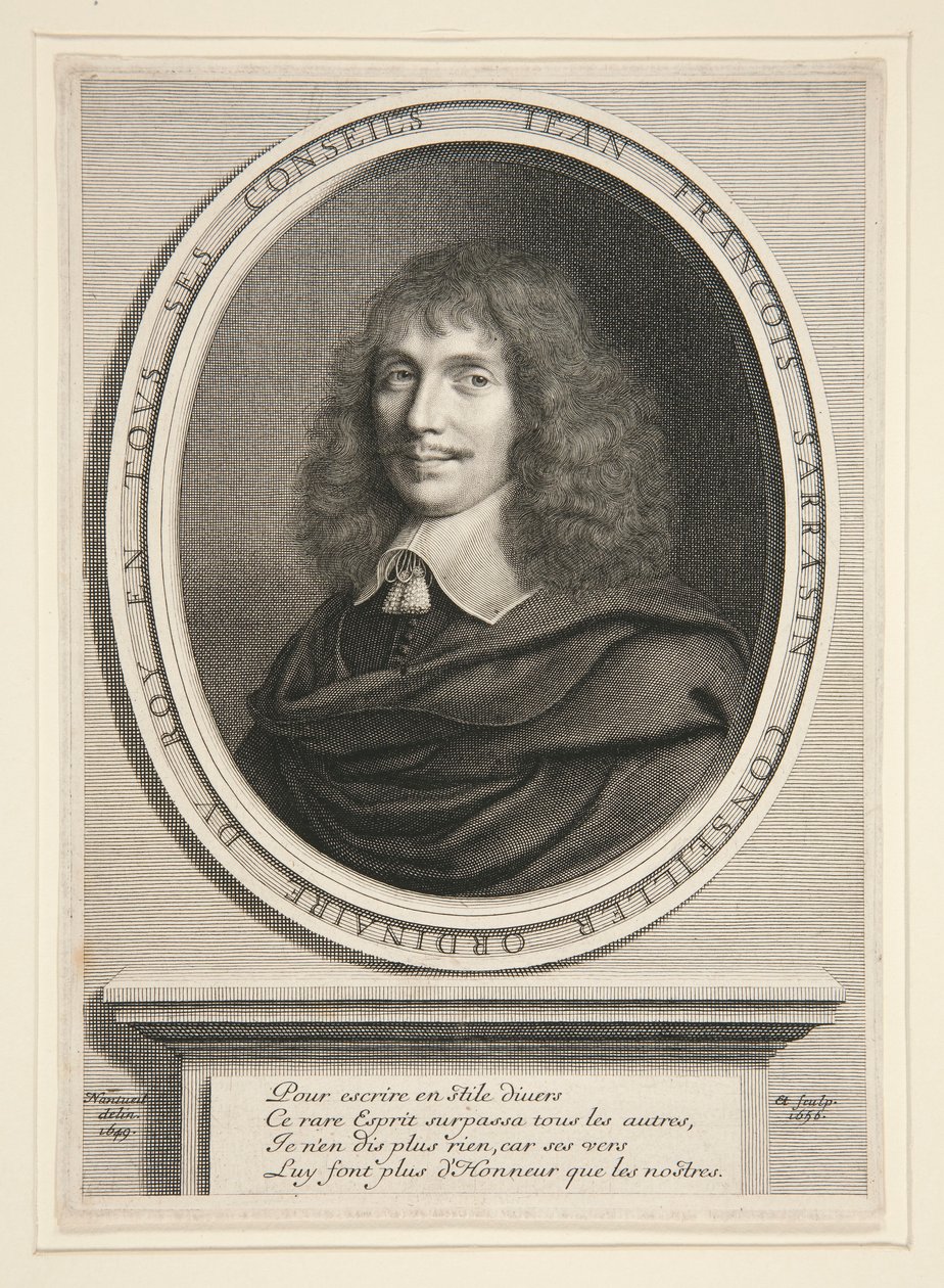 Jean-François Sarrasin, Harflerin Adamı by Robert Nanteuil