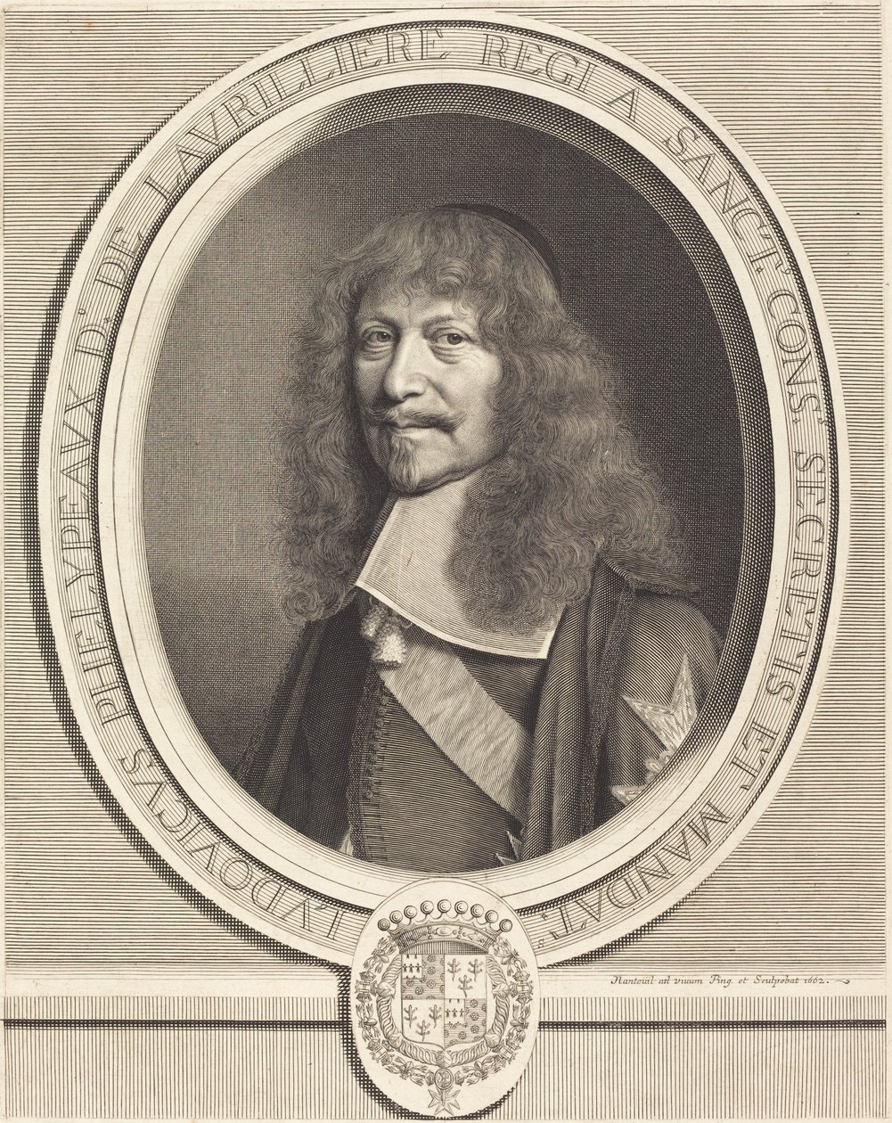 Louis Phelypeaux de La Vrilliere by Robert Nanteuil
