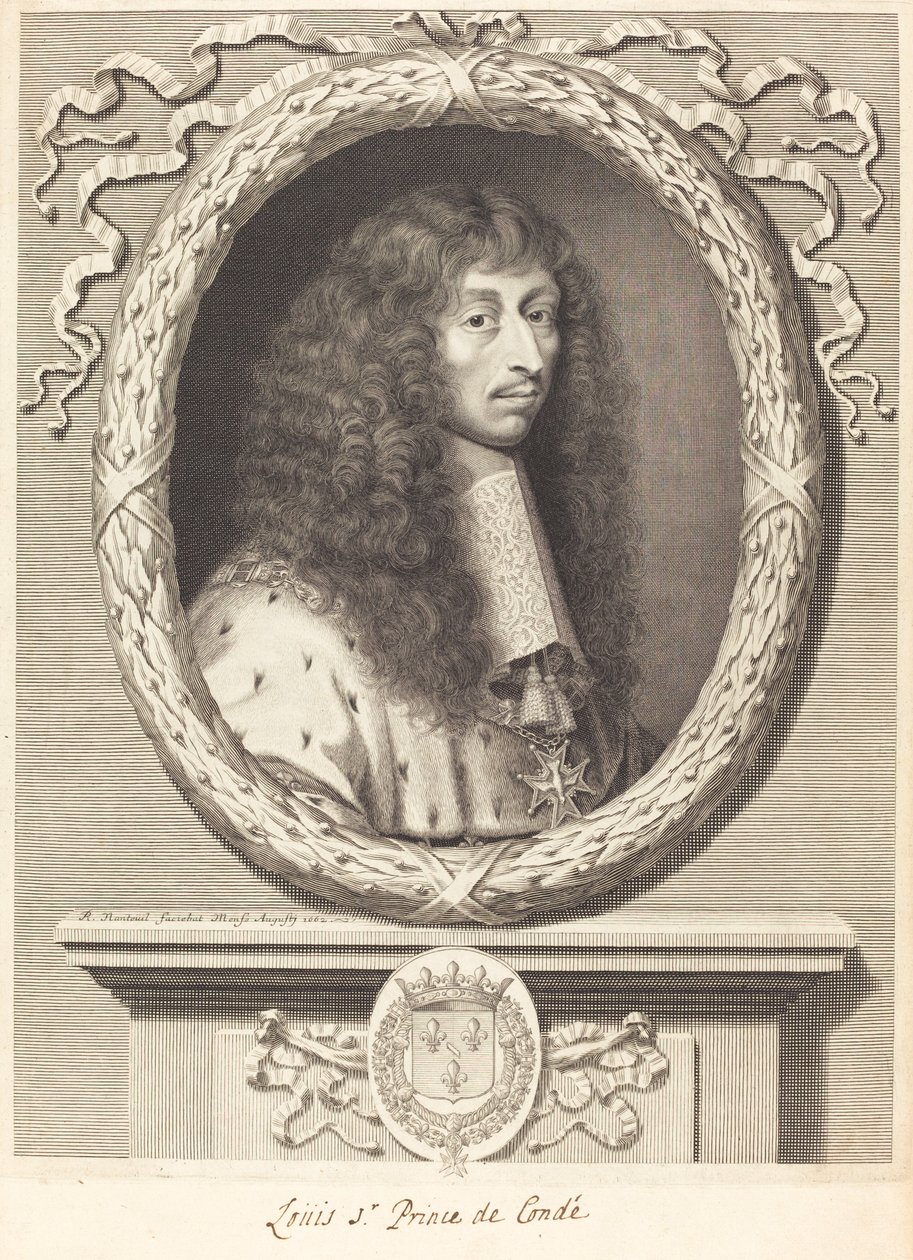 Louis II, Conde Prensi by Robert Nanteuil