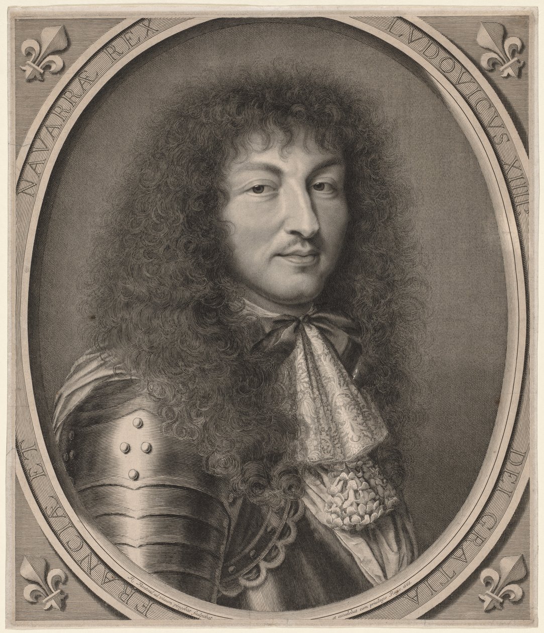 Louis XIV, 1666. by Robert Nanteuil