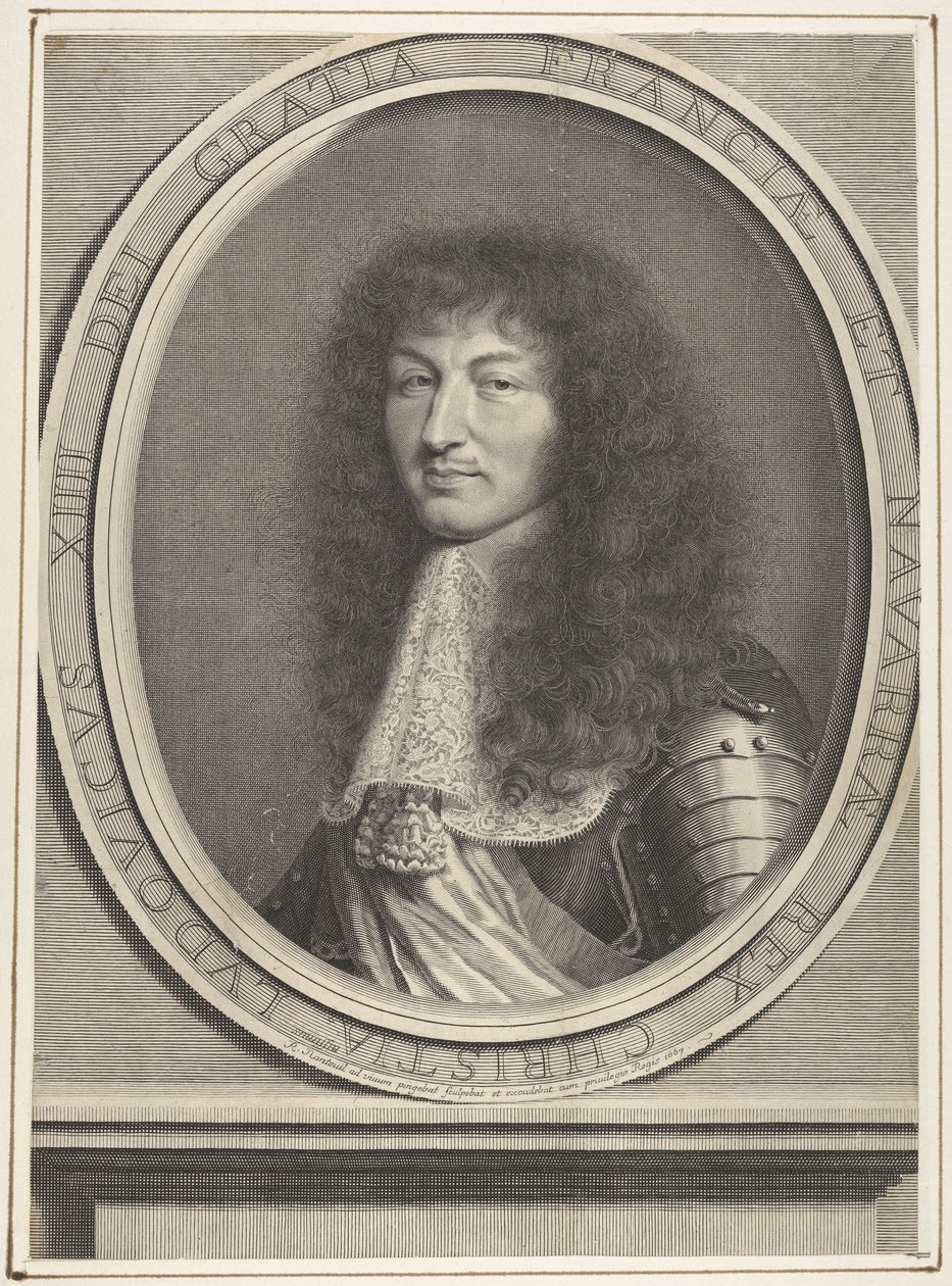 Louis XIV, 1667. by Robert Nanteuil