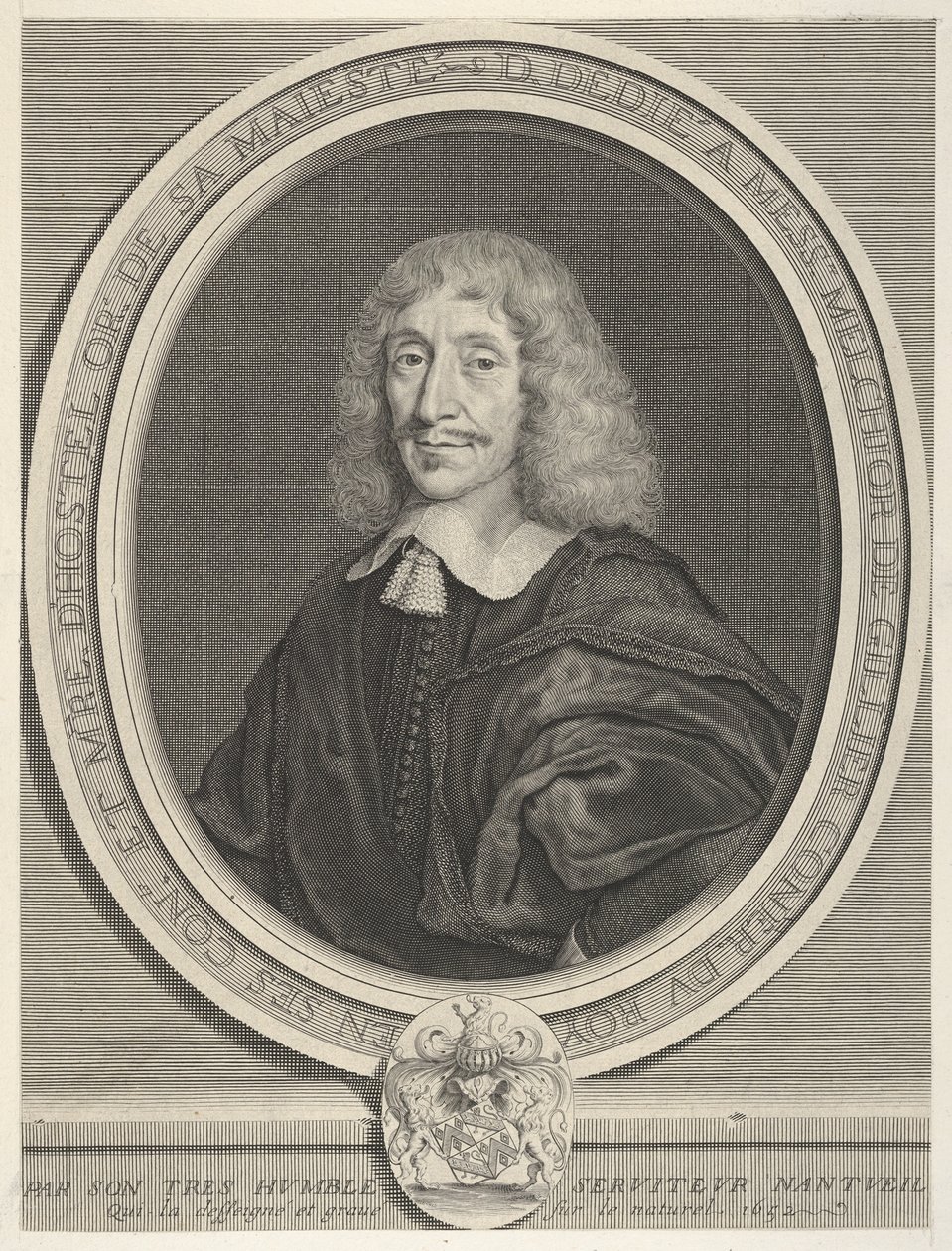 Melchior de Gillier, 1652. by Robert Nanteuil