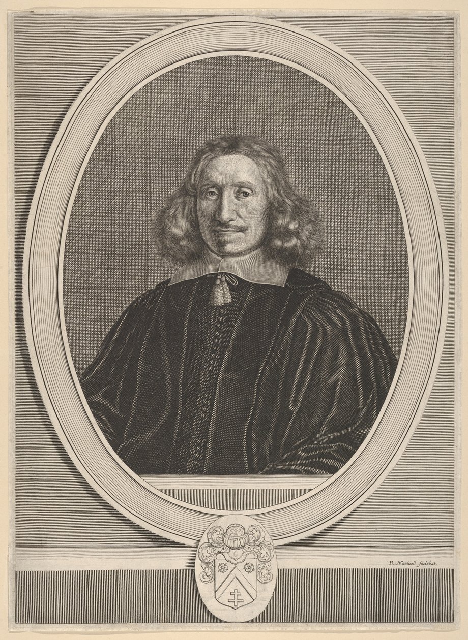 Michel Larcher, yak. 1648-49. by Robert Nanteuil