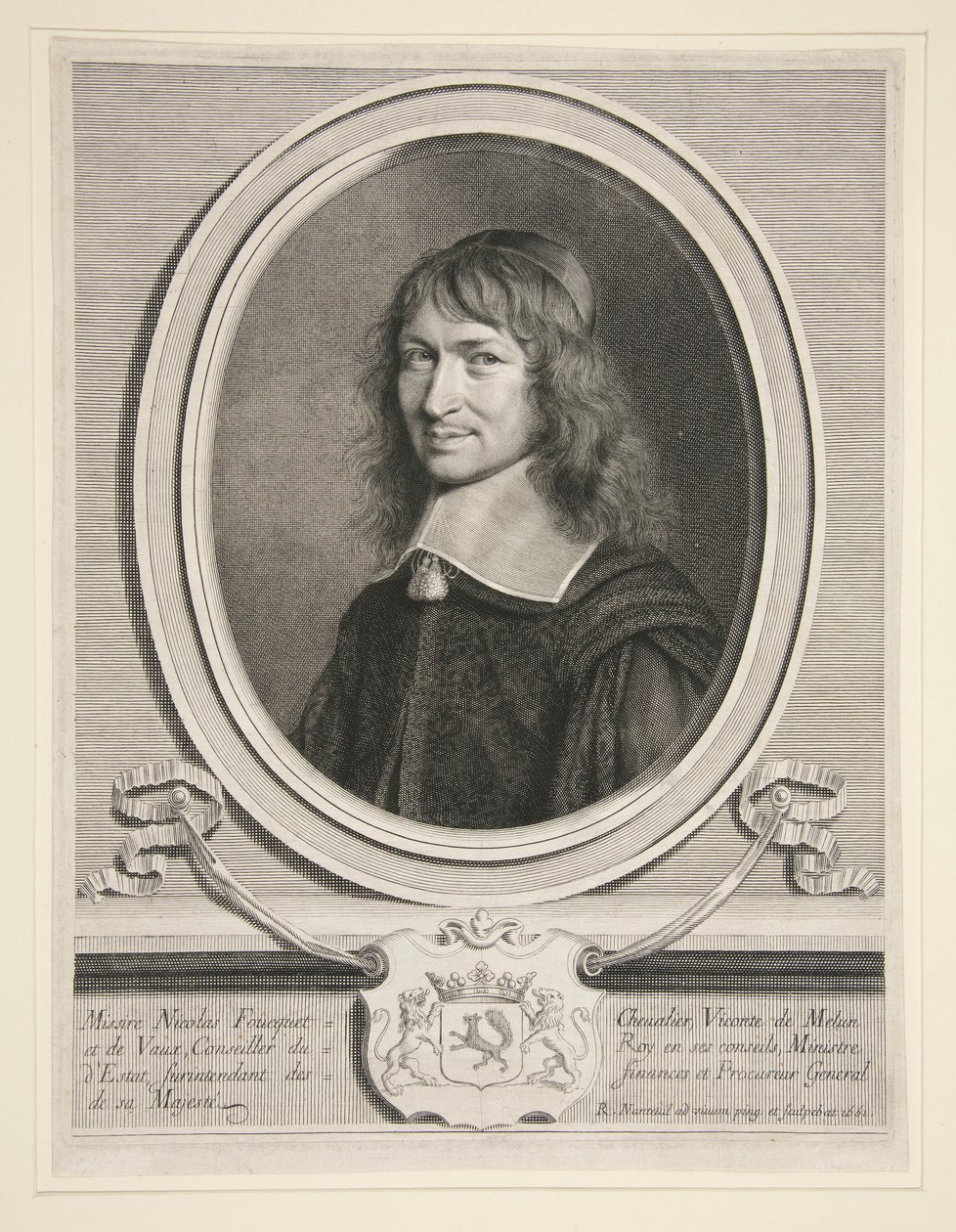 Nicholas Fouquet (Foucquet), Melun ve Vaux Vikontu by Robert Nanteuil