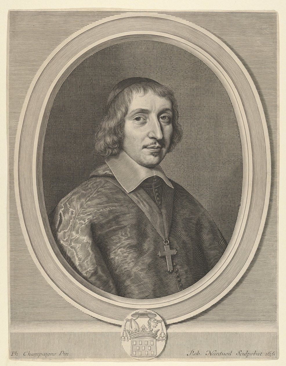 Philibert-Emmanuel de Beaumanoir de Lavardin, 1651. by Robert Nanteuil
