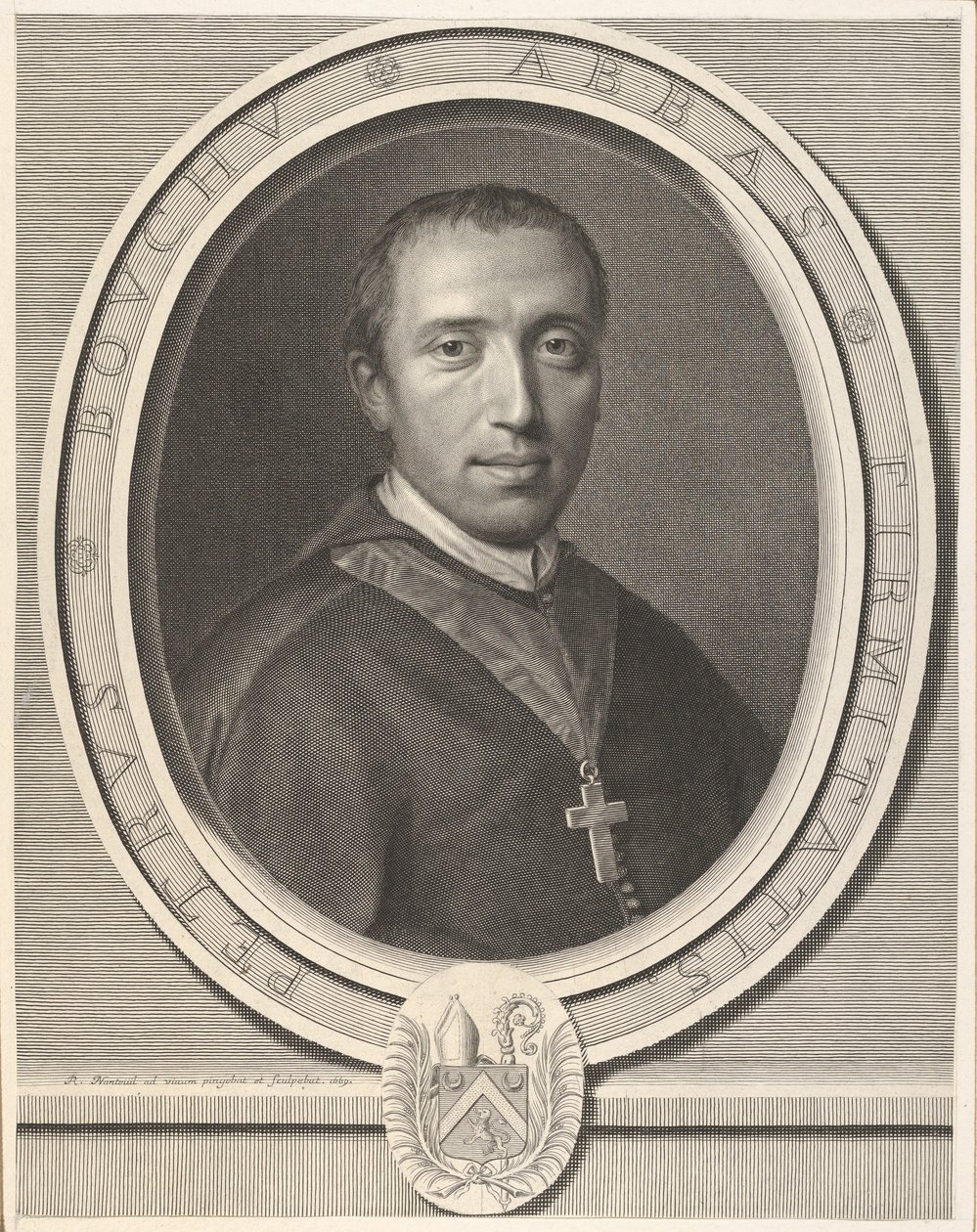 Pierre Bouchu, 1669. by Robert Nanteuil
