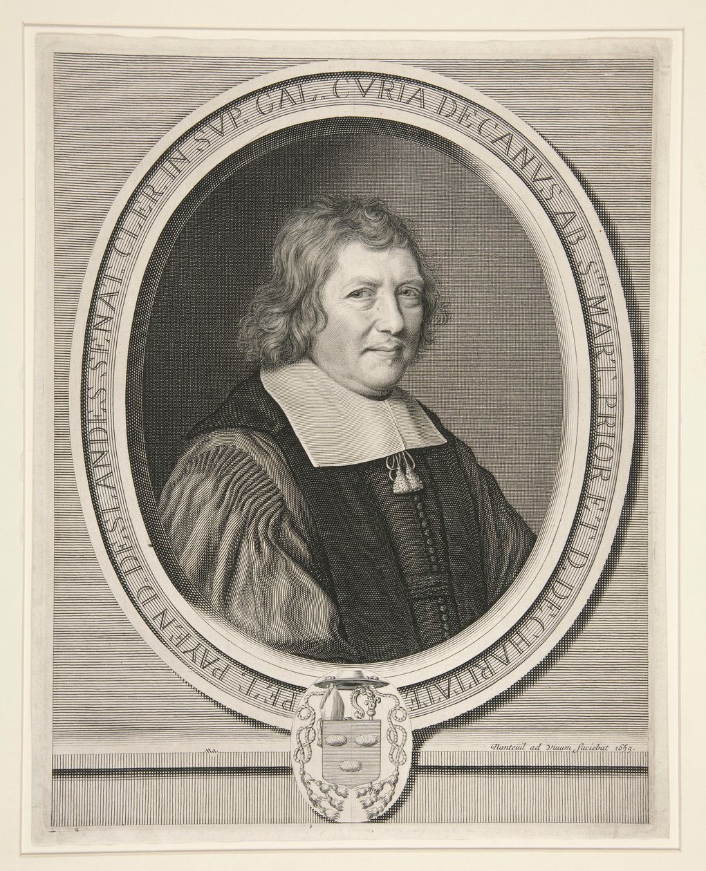Pierre Payen-Deslandes, Paris Parlamentosu Büro Konsey Üyeleri Dekanı, Abb? Saint-Martin ve Prior of Charit? (Paris Parlamentosu Müsteşarı-Katip Dekanı, Saint-Martin Abbot ve La Charit Başrahibi?) by Robert Nanteuil