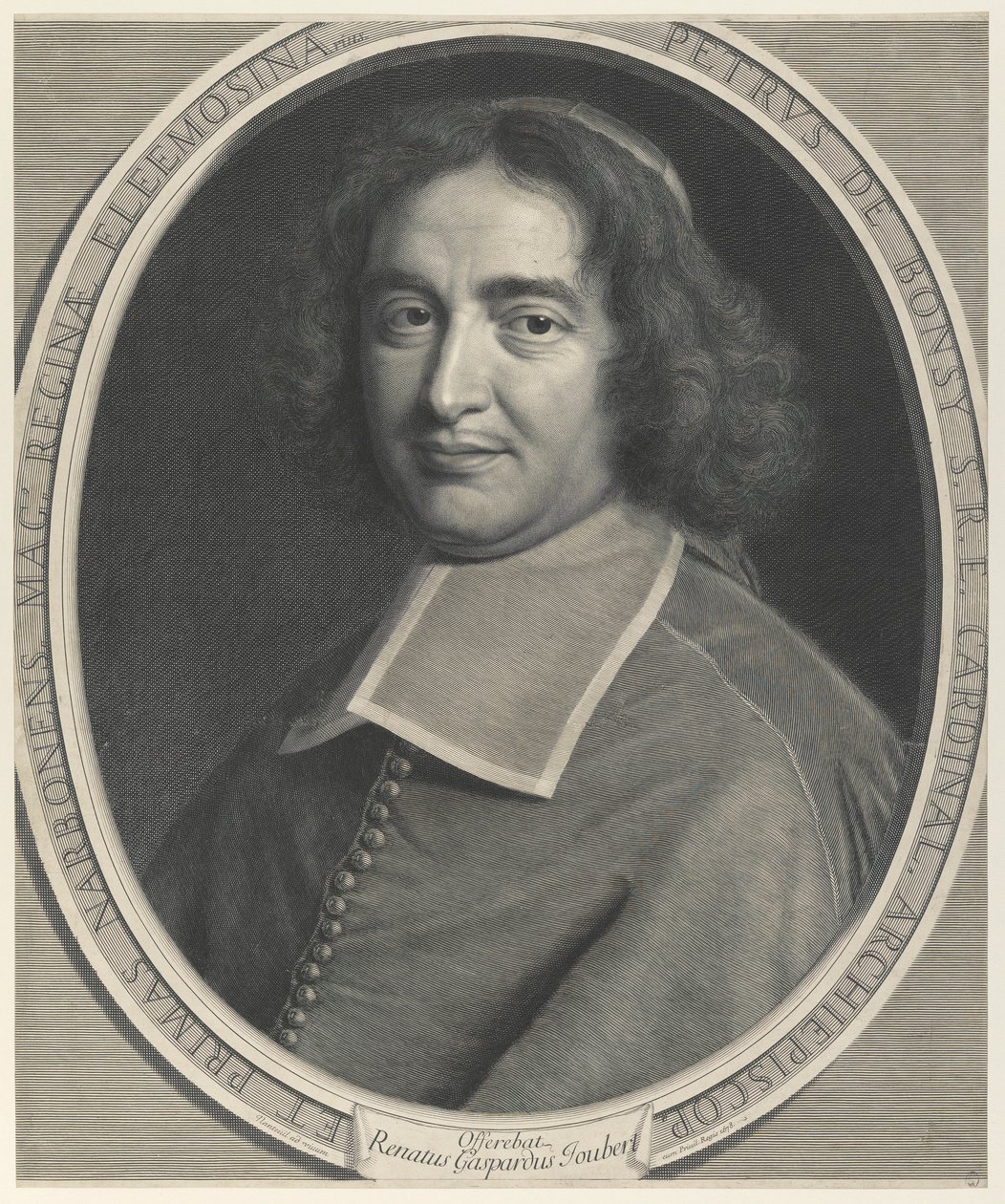 Pierre de Bonzi, Kardinal, Narbonne Başpiskoposu (Kardinal, Narbonne Başpiskoposu) by Robert Nanteuil