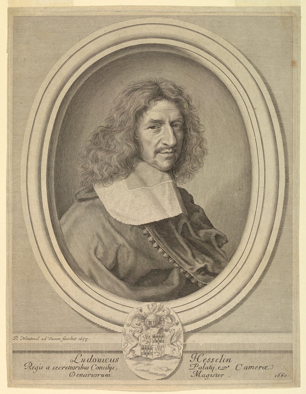 Louis Hesselin'in Portresi by Robert Nanteuil