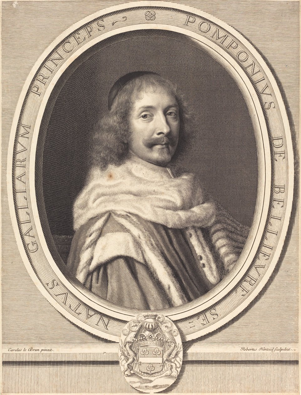 Pompone II de Bellievre by Robert Nanteuil after Charles Le Brun