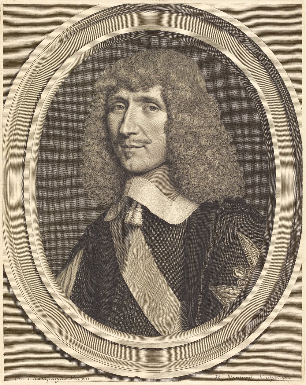 Leon-Bouthillier, Chavigny Kontu by Robert Nanteuil after Philippe de Champaigne