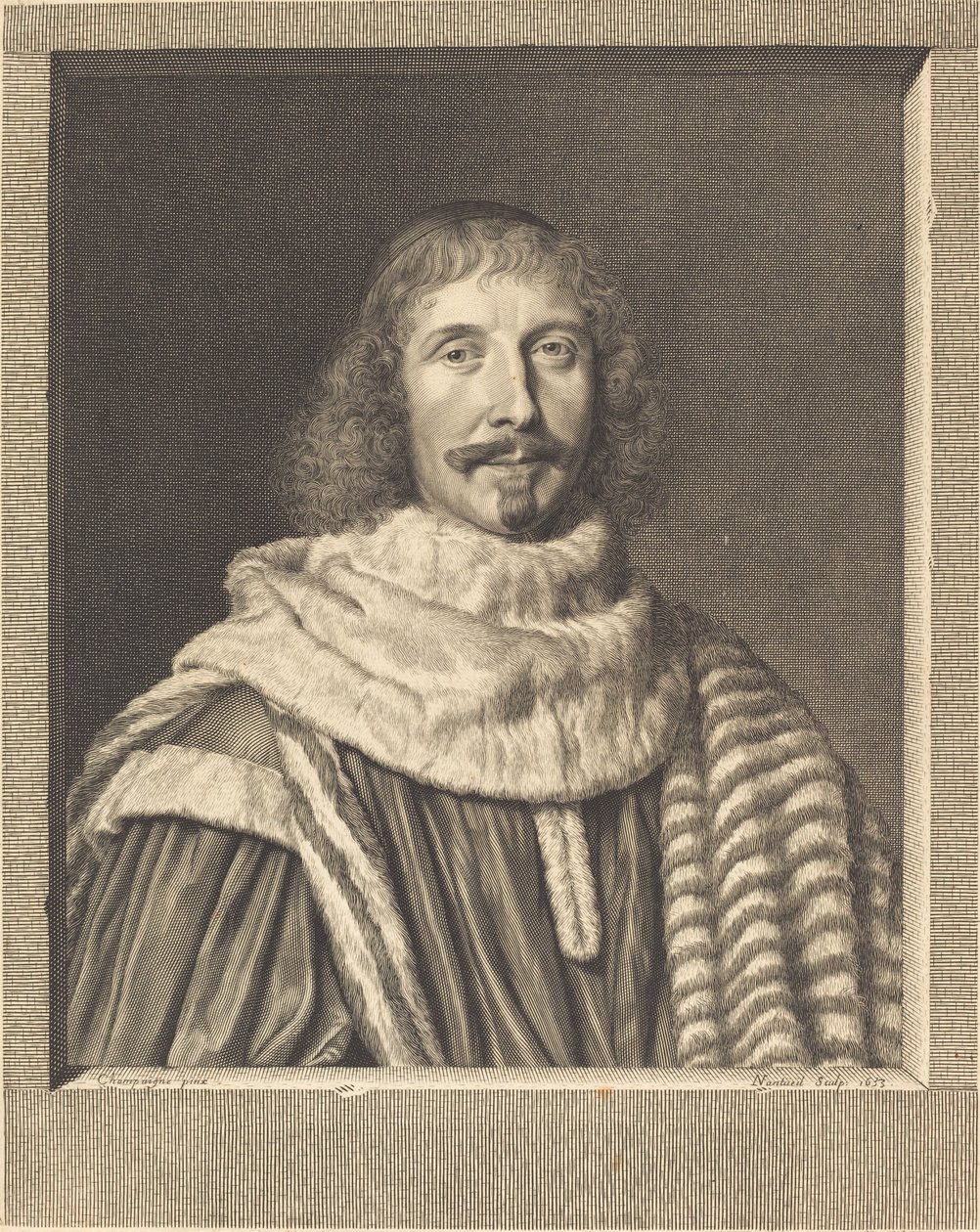 Pompone II de Bellievre by Robert Nanteuil after Philippe de Champaigne