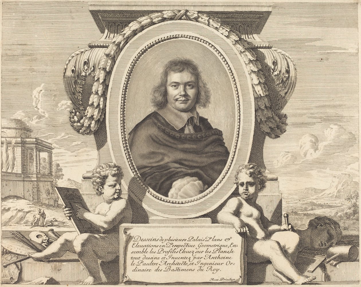 Antoine LePautre by Robert Nanteuil and Jean Lepautre