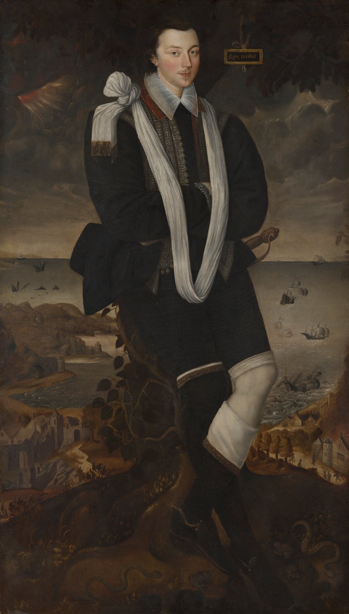 Anthony Maria Browne'nin Portresi, 2. Vikont Montagu by Robert Peake the elder