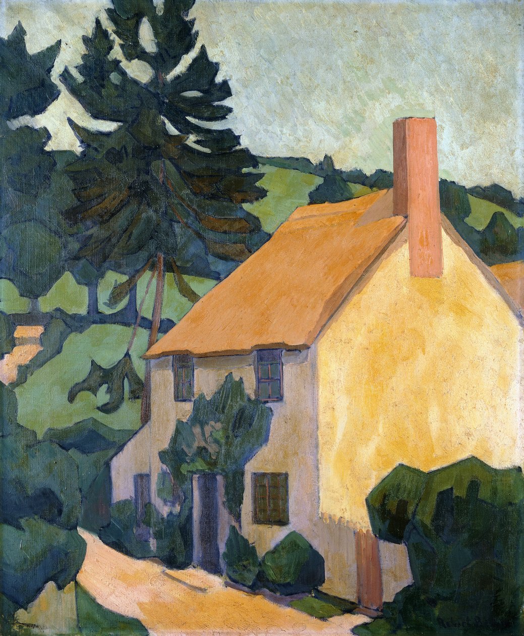 Devon Kulübesi, c.1920-24 by Robert Polhill Bevan