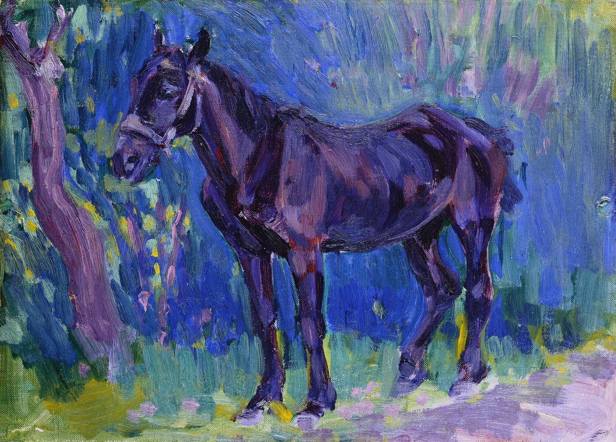 Sussex Çiftlik Atı için Çalışma, c. 1904-6 by Robert Polhill Bevan