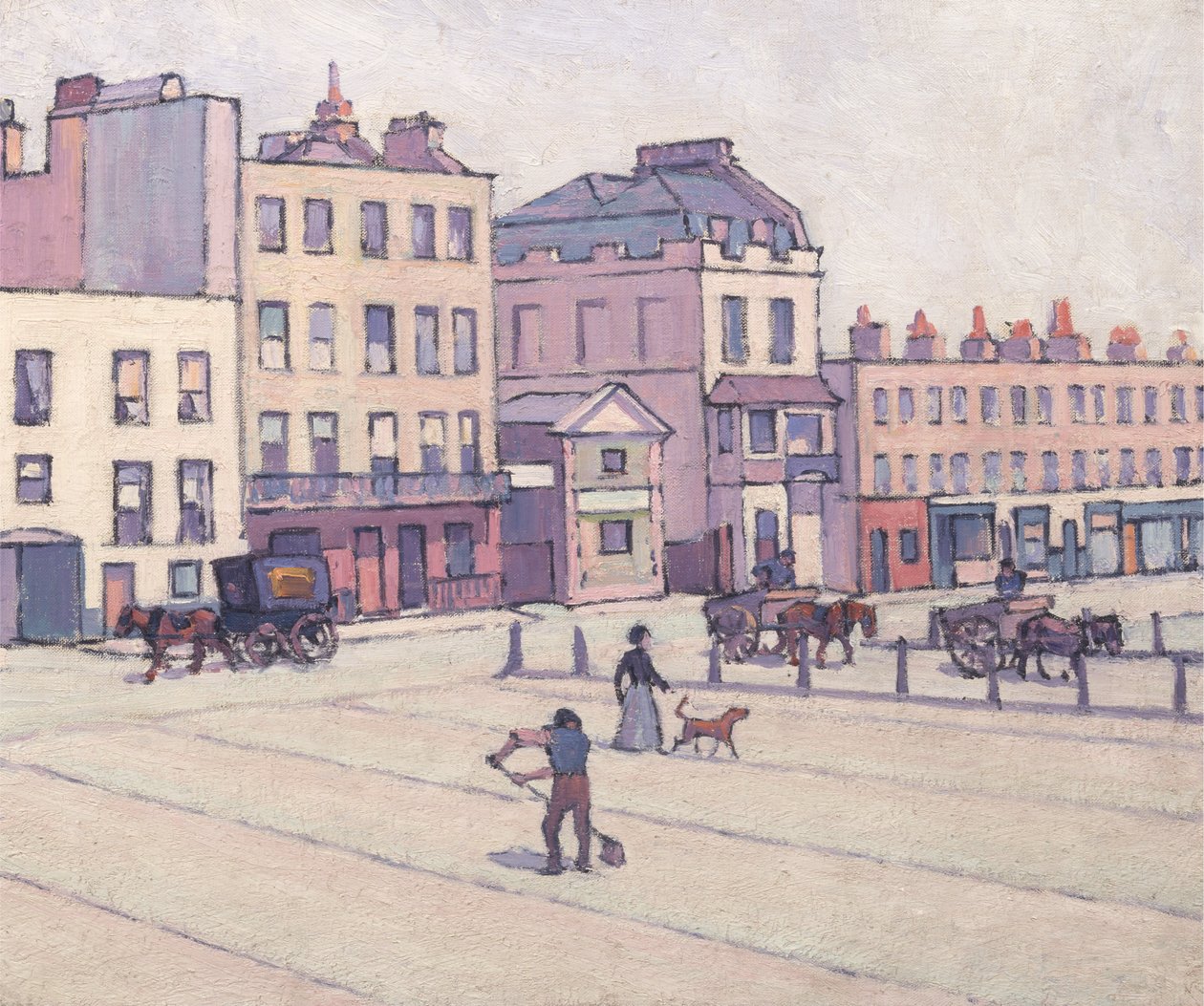 Tartım Evi, Cumberland Pazarı by Robert Polhill Bevan