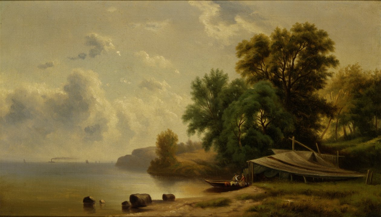Kamp Alanı ile Peyzaj, n.d. by Robert Seldon Duncanson