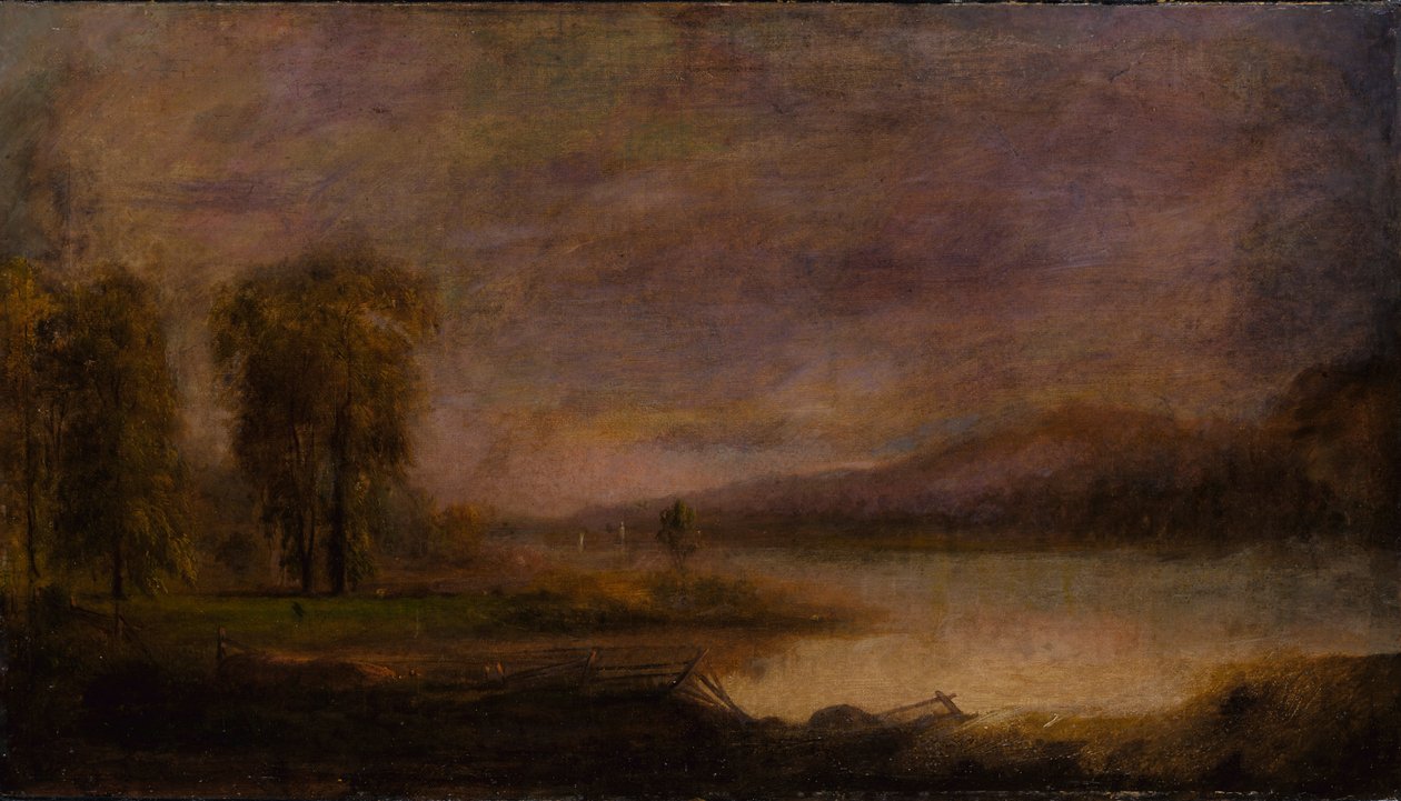 Göl Manzarası, 1864. by Robert Seldon Duncanson