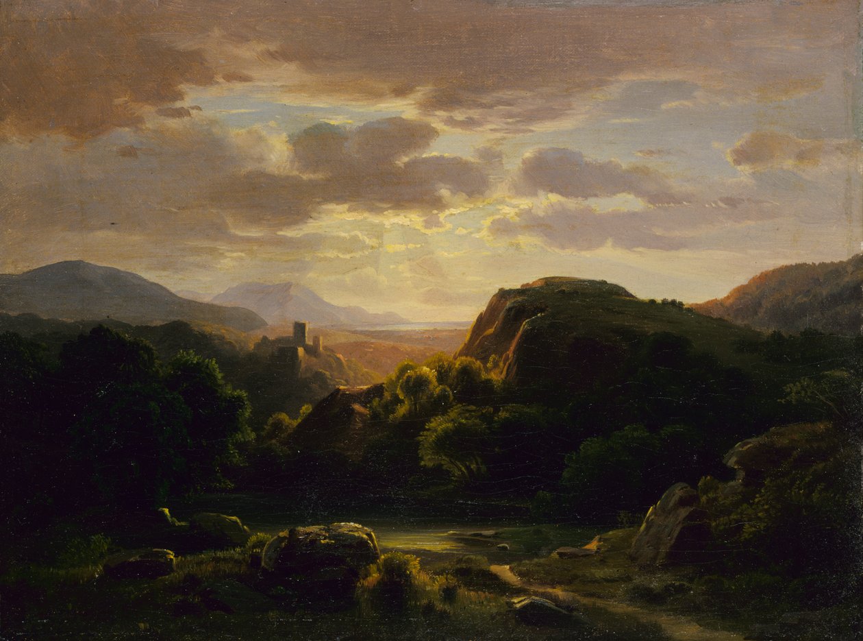 Auerbach yakınlarındaki bir Sahnenin Anıları, yaklaşık. 1856. by Robert Seldon Duncanson