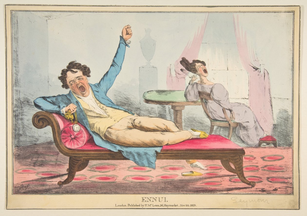Can sıkıntısı, 20 Kasım 1829. by Robert Seymour
