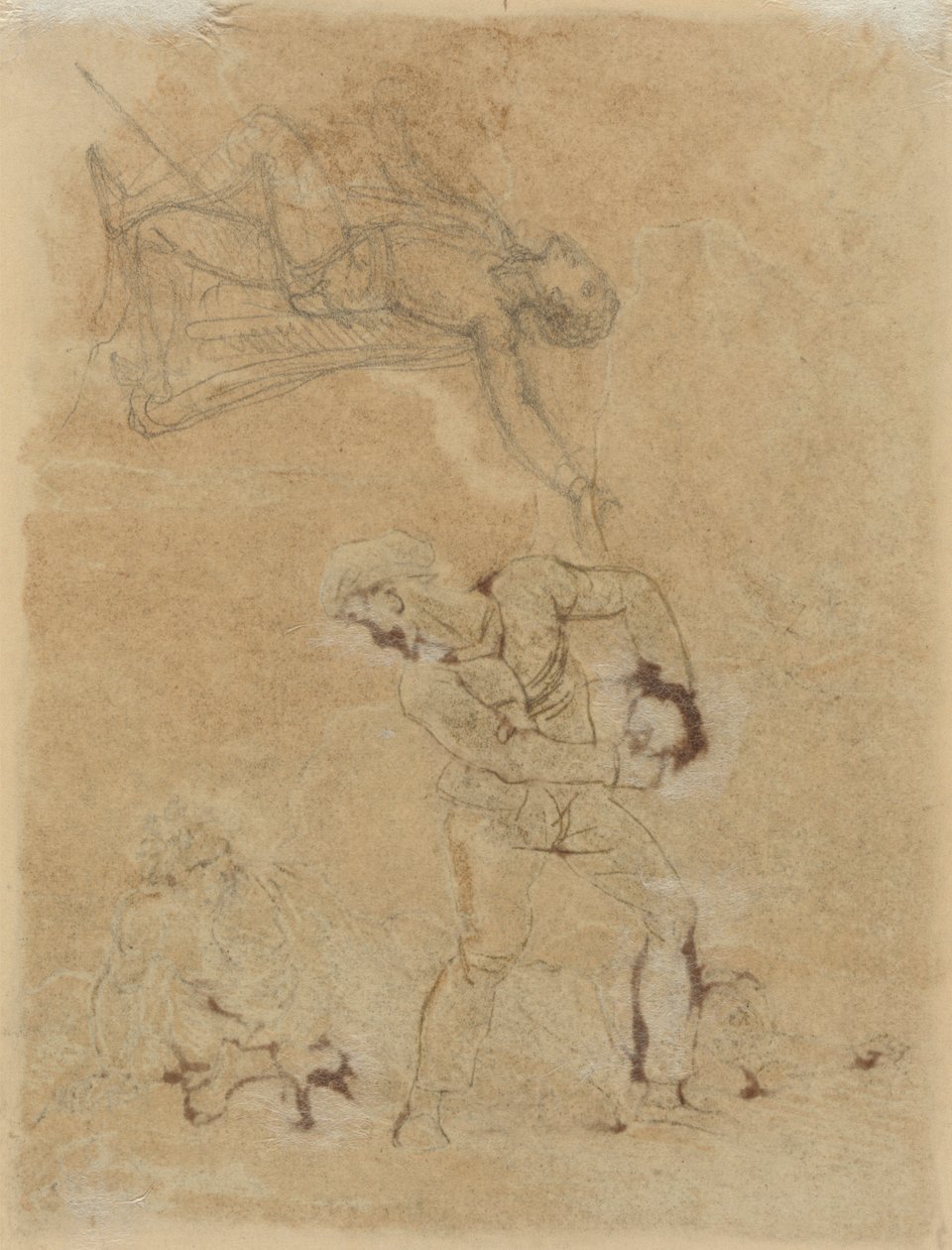 Caliban ile Stephen ve Trinculus by Robert Smirke