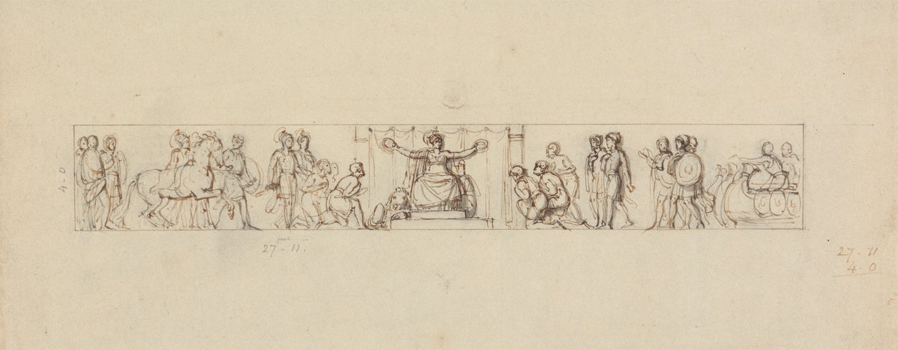 Romanesk Figürlerle Rölyef Çalışması by Robert Smirke