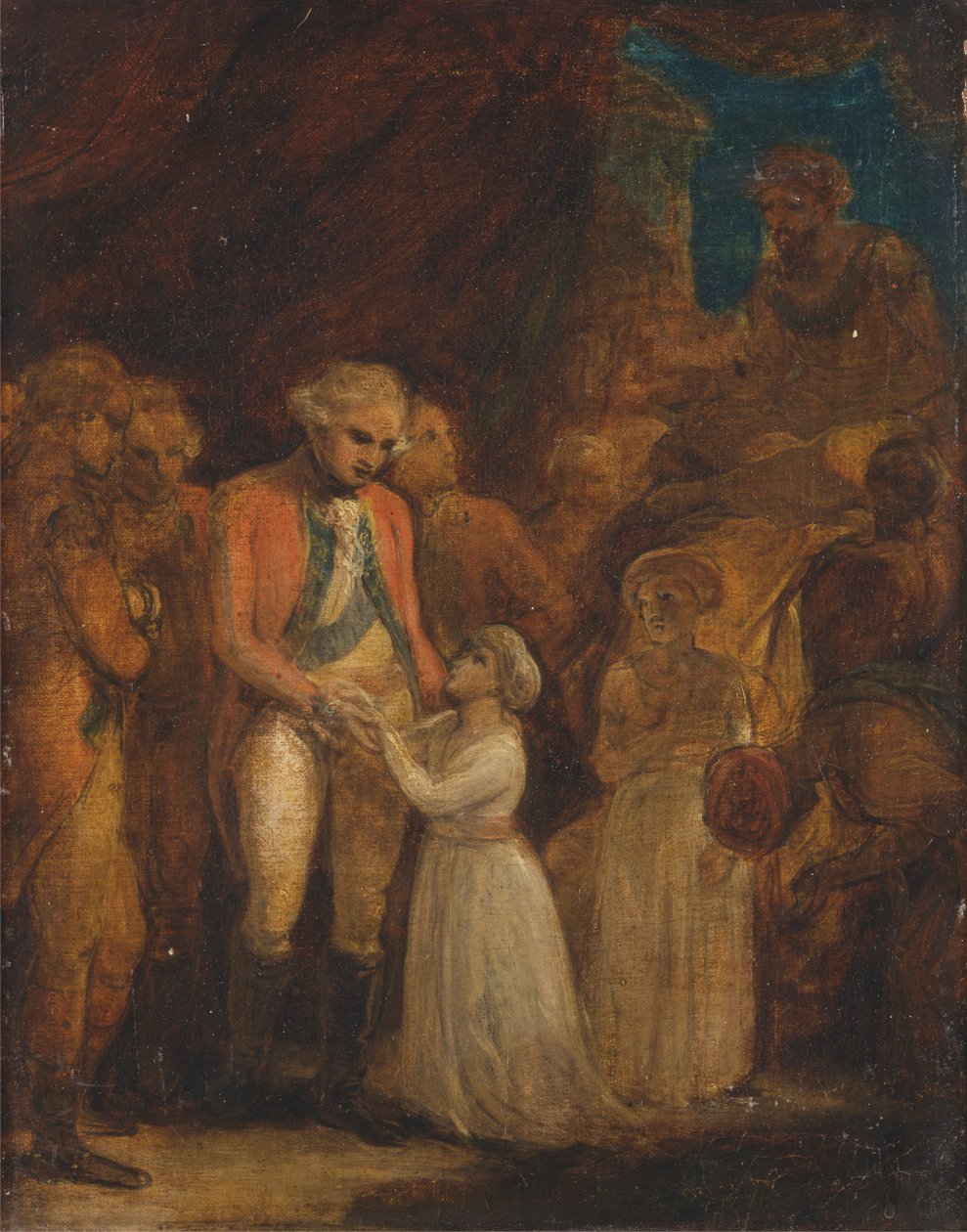 Mysore Sultanı Tipu Sahib'in İki Oğlu Rehine Olarak General Cornwallis'e Teslim Ediliyor by Robert Smirke
